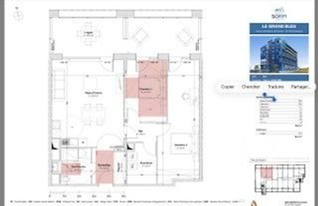 Appartement F3 à vendre - 3 pièces - 78.8 m2 - DUNKERQUE - 59 - NORD-PAS-DE-CALAIS - Century 21 Contact Immobilier